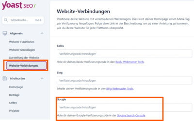 Website bei Google indexieren